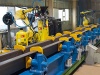 Production line for logitudinal welding of hatch gondola car center sill