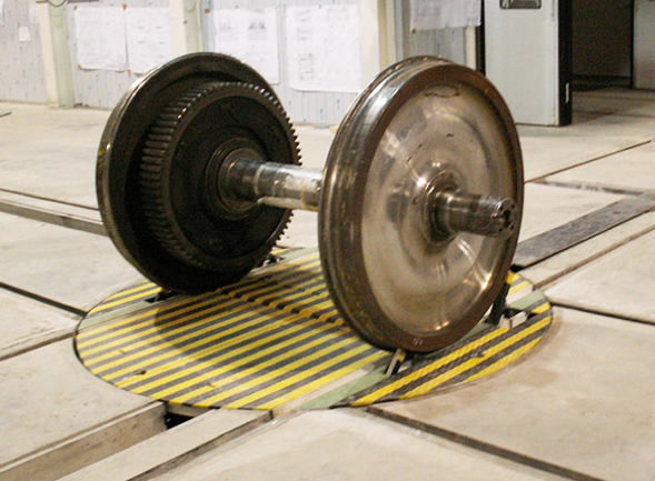 Turntable for wheelsets