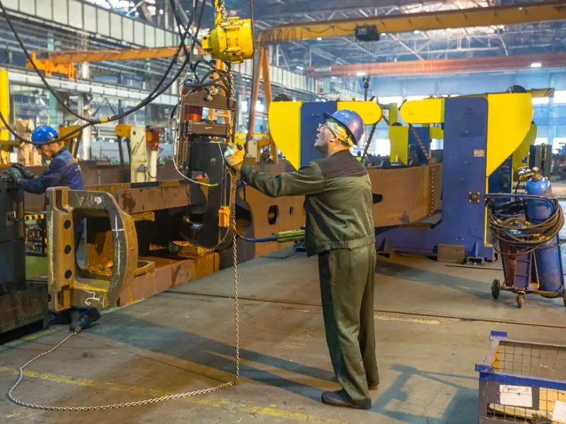 Beam rotator for structural steel fabricators