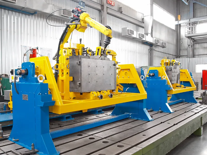 Robotic welding system for heating boilers Techvagonmash