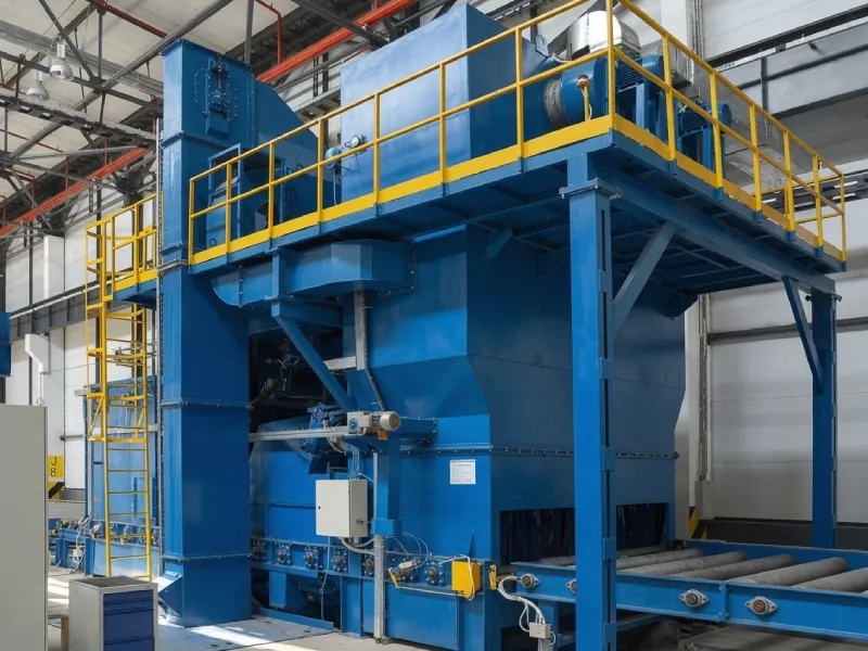 Roller conveyor Shot Blasting Cleaning Machines