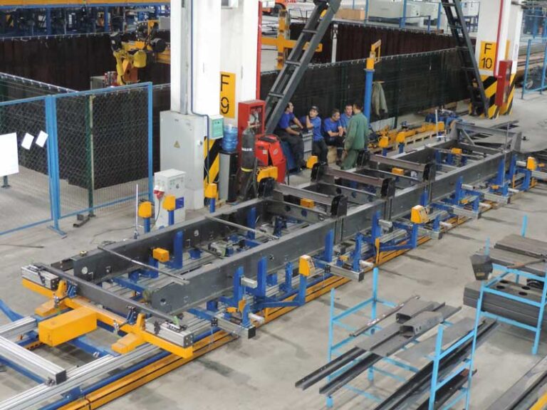 Multipurpose stand of semi-trailer frame assembly