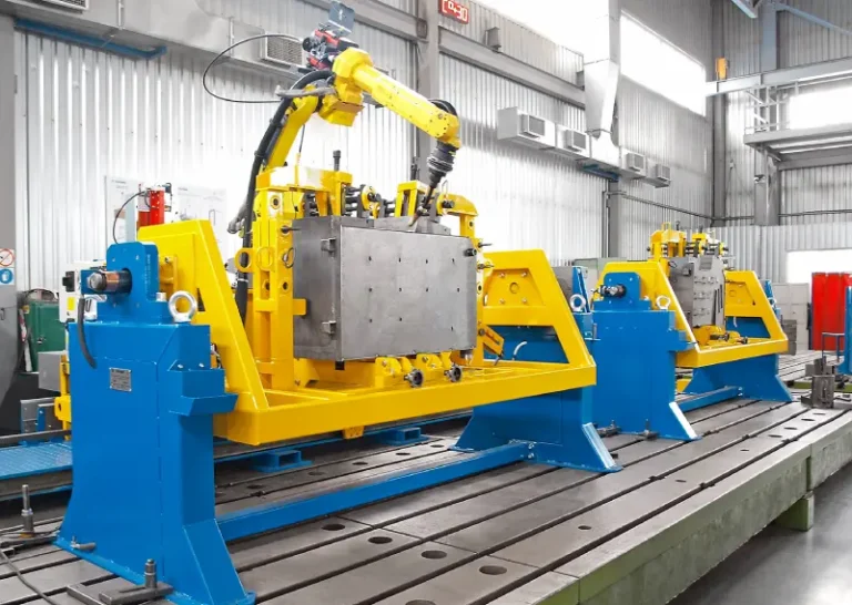 Robotic welding system for heating boilers