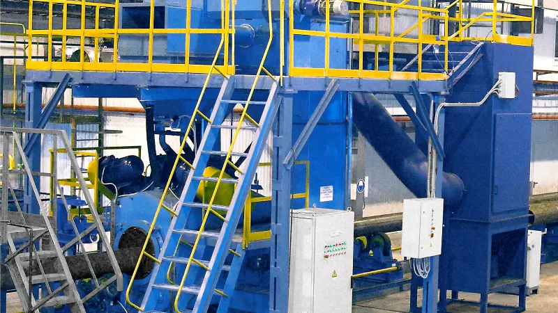 Shot Blasting Machines for Pipe Cleaning