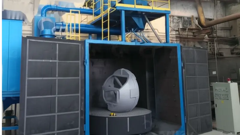 Shot Blasting Chambers with Turntable Systems