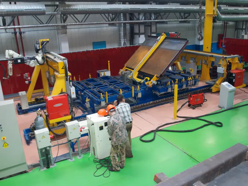 Robotic System for Assembly and Welding of Gondola Car End Walls