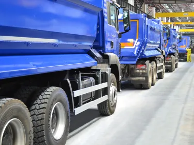 Equipment for the production of commercial vehicles