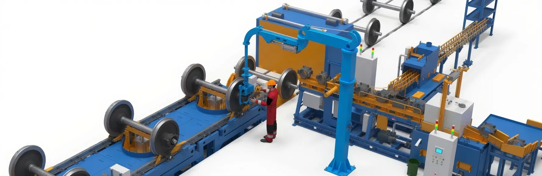 Axle Box and Bearing Dismantling & Washing System