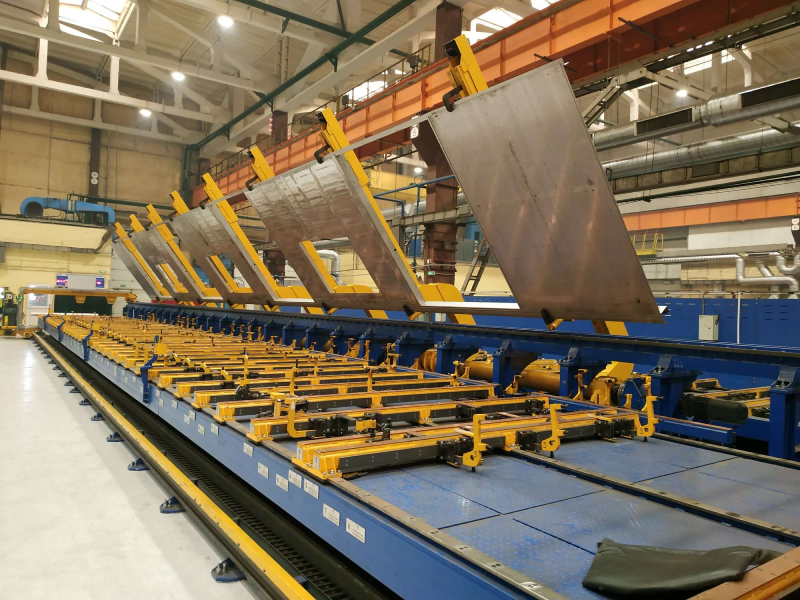 Robotic Assembly and Welding Complex for Metro Railcar Sidewalls