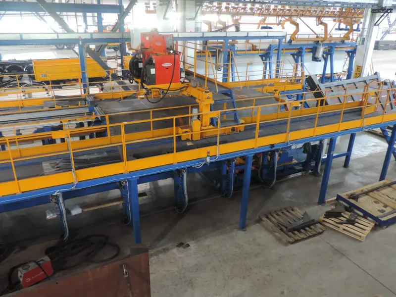 Универсальный стенд сборки кузова самосвала