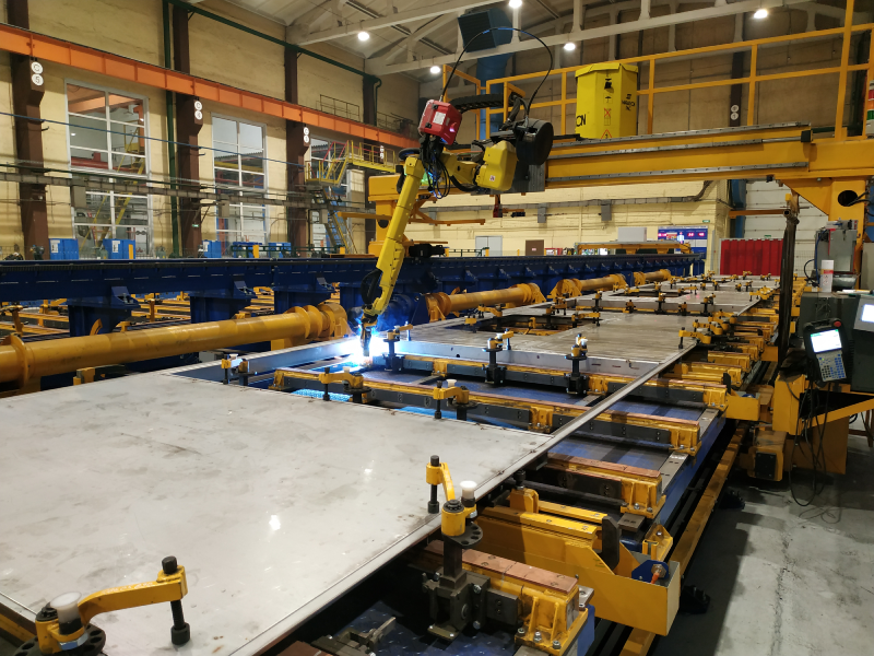 Robotic Assembly and Welding Complex for Metro Railcar Sidewalls