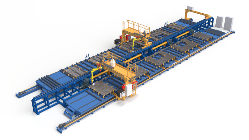 Robotic Assembly and Welding Complex for Metro Railcar Sidewalls