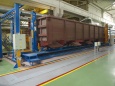 Stand assembly and welding of body gondola