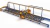 Multipurpose assembly and robotic welding stand for tram roof