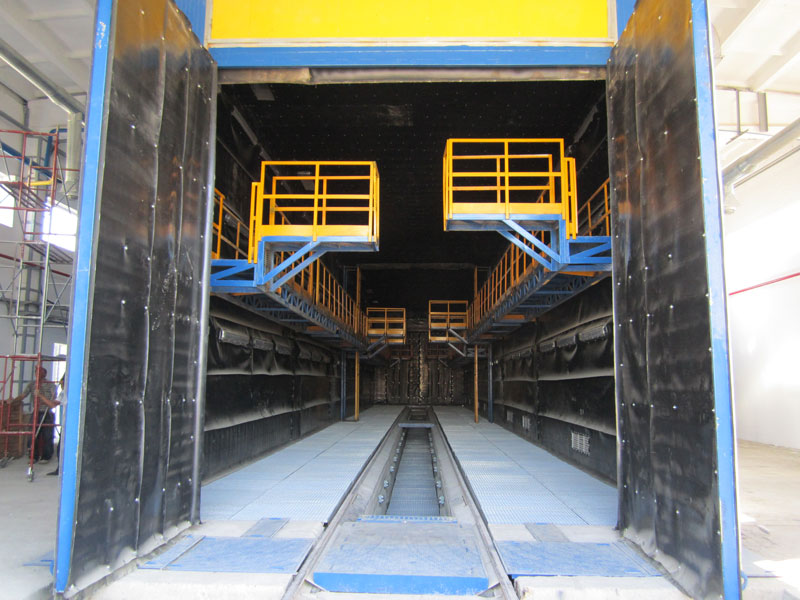 Chamber for Shot Blasting of Wagon Outer Surface