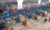 Gondola car hatch production line