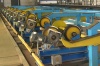Roller conveyer for transportation of pipes 
