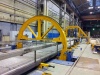 Cтенд-кантувач для приварювання настилу підлоги та монтажу підвагонного обладнання