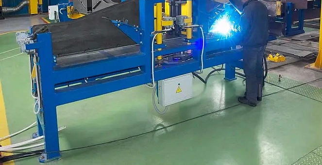 Wagons Cross Beam Welding fixture