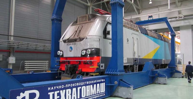 Traverser for locomotives (load capacity 150 tons)
