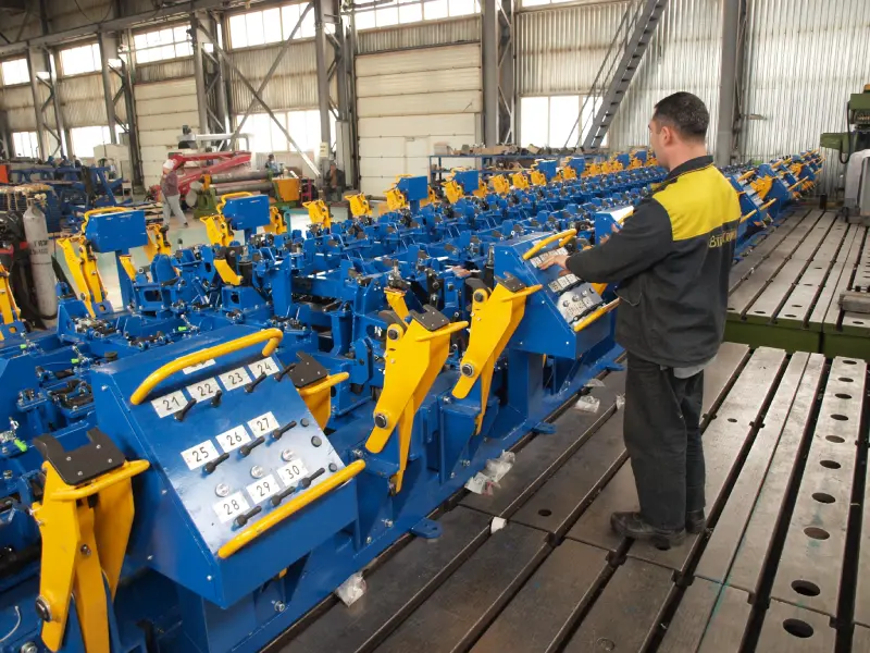 Універсальний стенд для складання дахів вагонів-метро