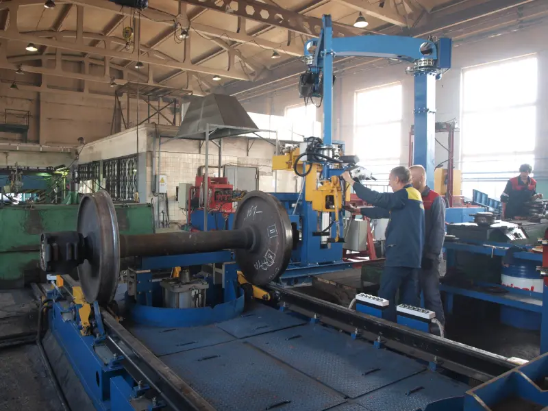 Комплекс демонтажу та миття буксових вузлів та підшипників